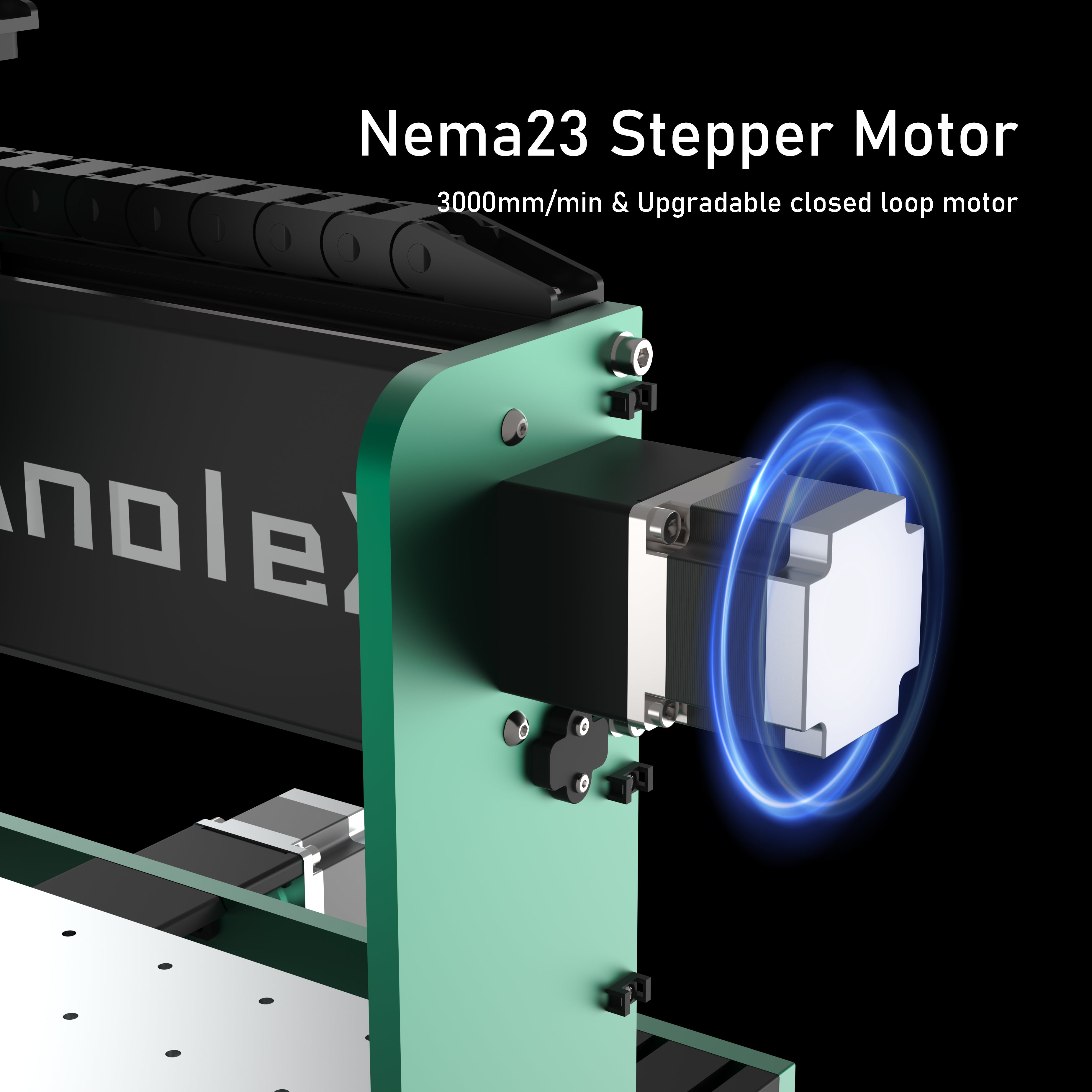 AnoleX CNC Router Machine 4030-Evo Ultra 2+ 1.5kw Spindle Kit + MDF Spoilboard + Closed Loop Stepper Motor+4th Axis Rotary Module