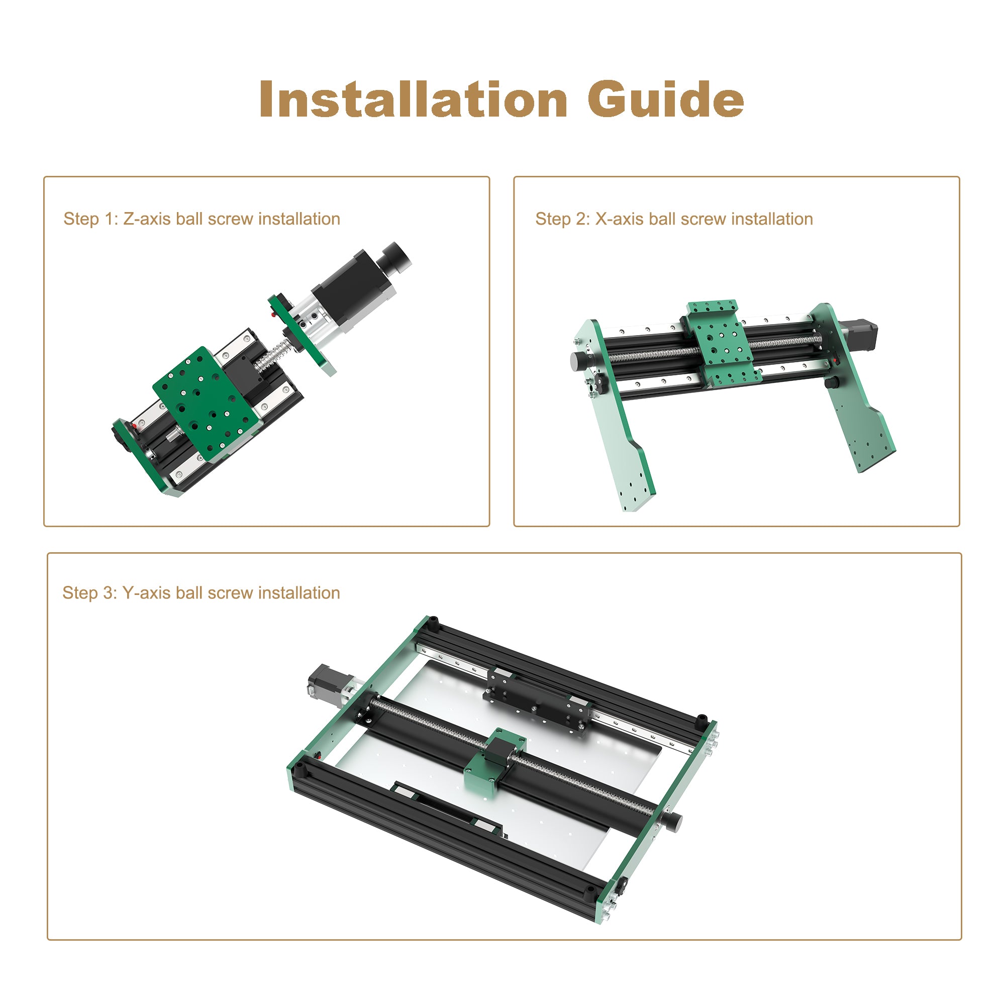 1204 Ball Screw Upgrade Kit for AnoleX CNC 3030-Evo Max