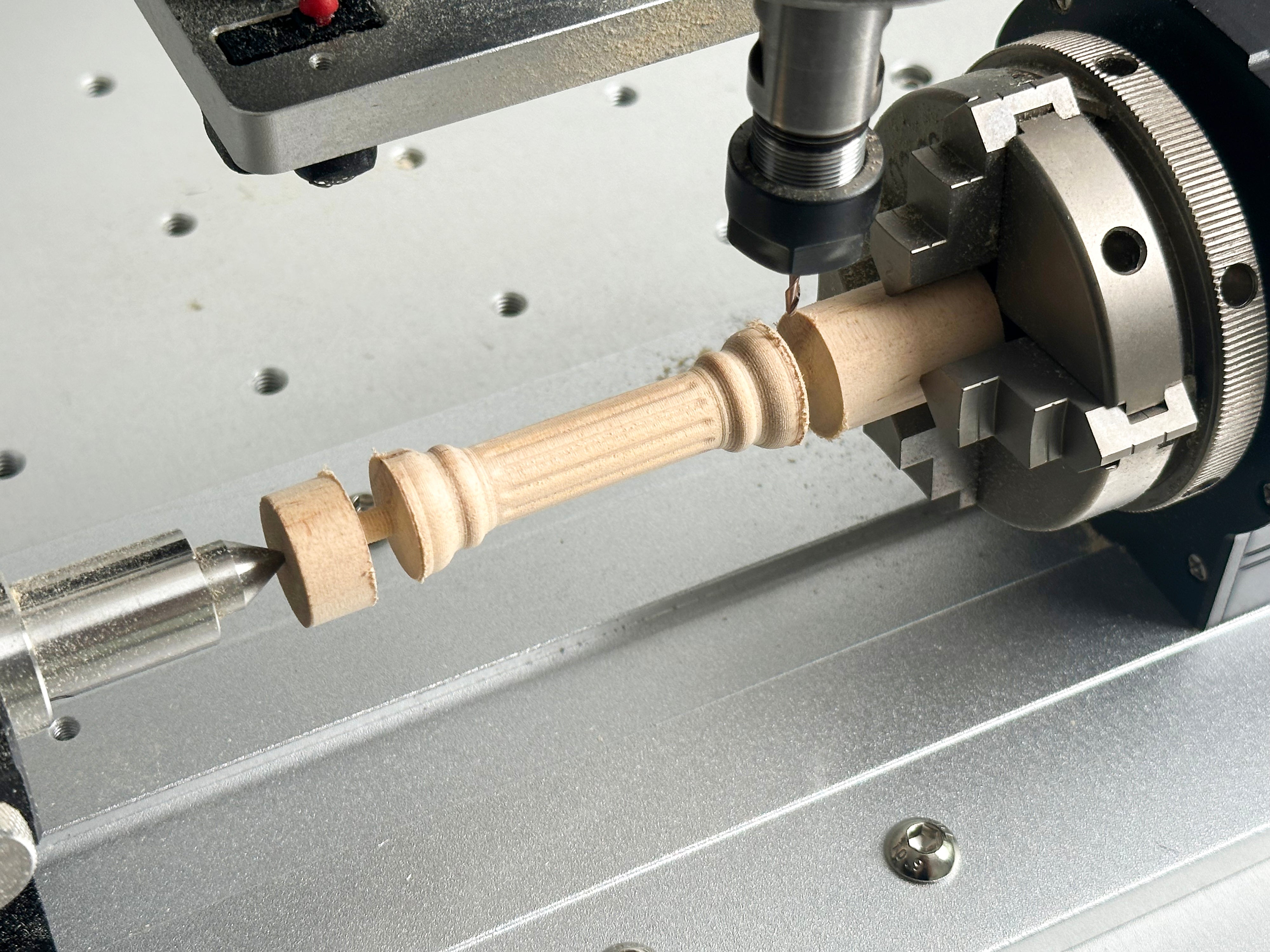 4th Axis Rotary Module for 4030/4060-Evo Ultra 2, w/ Industrial Harmonic Reducer 50:1, Clamped Range: Length 20-260mm, Diameter 2-67mm