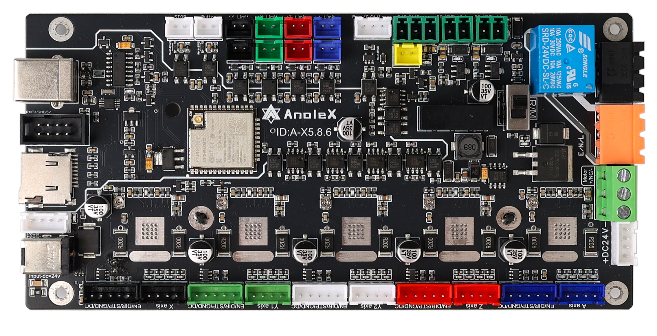 CNC Router Machine Control Board 4 Axis GRBL 1.3a, Version A-X5.8.6
