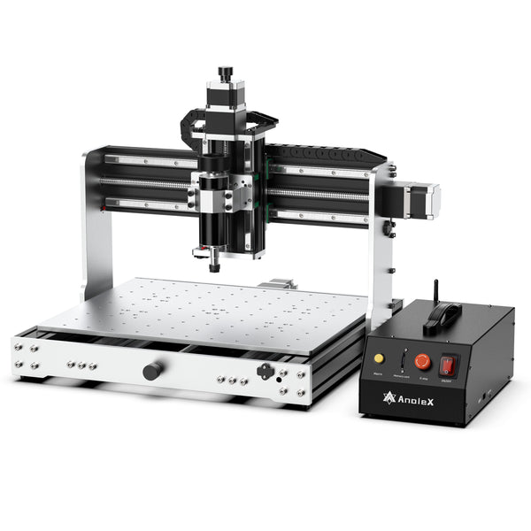 AnoleX CNC Router Machine 4030-Evo Ultra, All-Metal XYZ Axis Dual Steel Linear Guides & Ball Screws with 500W Spindle