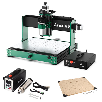 AnoleX CNC Router Machine 4030-Evo Ultra 2+ 1.5kw Spindle Kit + MDF Spoilboard