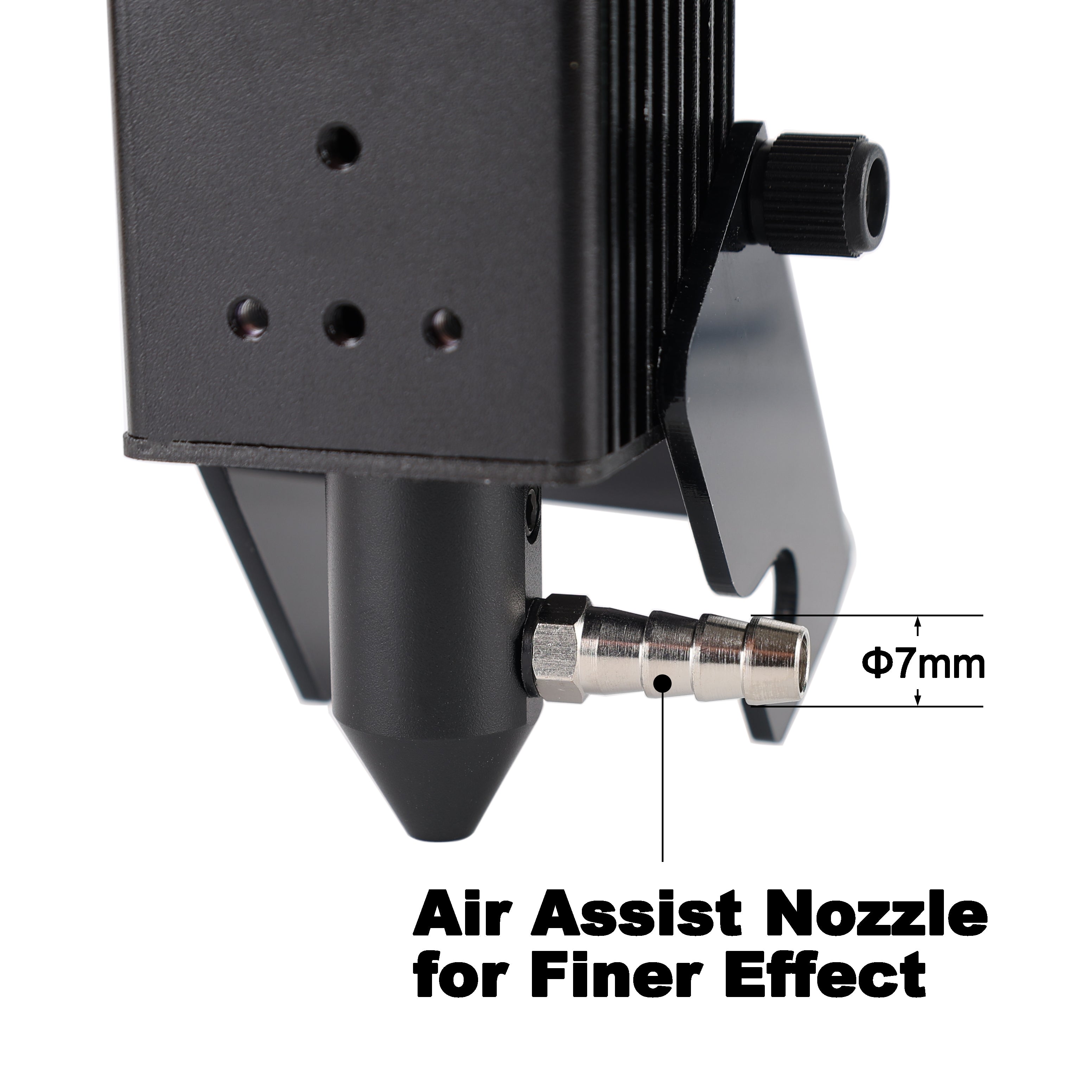 10W Optical Power Laser Module with Air Assistance Nozzle for All AnoleX CNC Router Machine