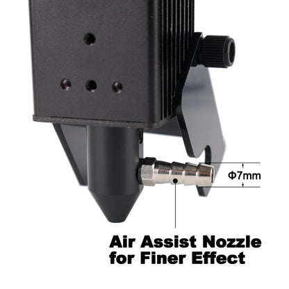 10W Optical Power Laser Module with Air Assistance Nozzle for All AnoleX CNC Router Machine