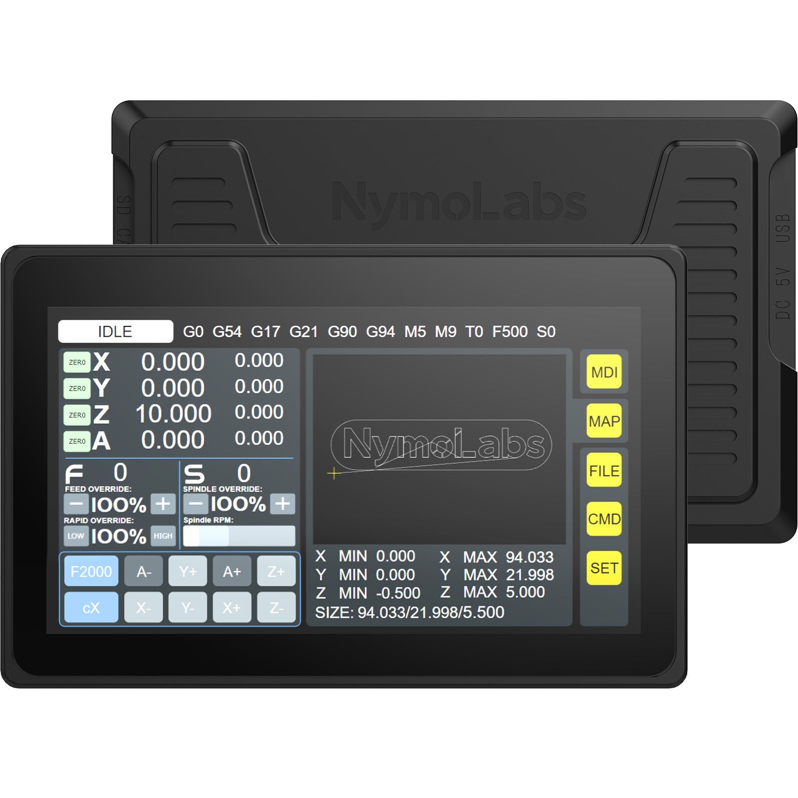 anoページ Customized Version】NymoLabs 4-axis CNC Offline Controller for All