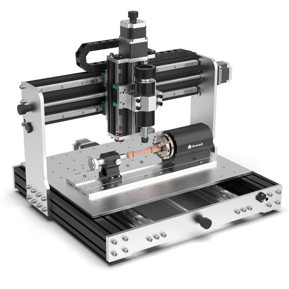 4th Axis Rotary Module for 4030-Evo Ultra, w/ Industrial Harmonic Redu ...