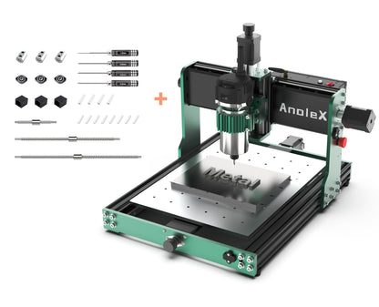 AnoleX CNC Router Machine 3030-Evo Max + 1204 Ball Screw Upgrade Kit