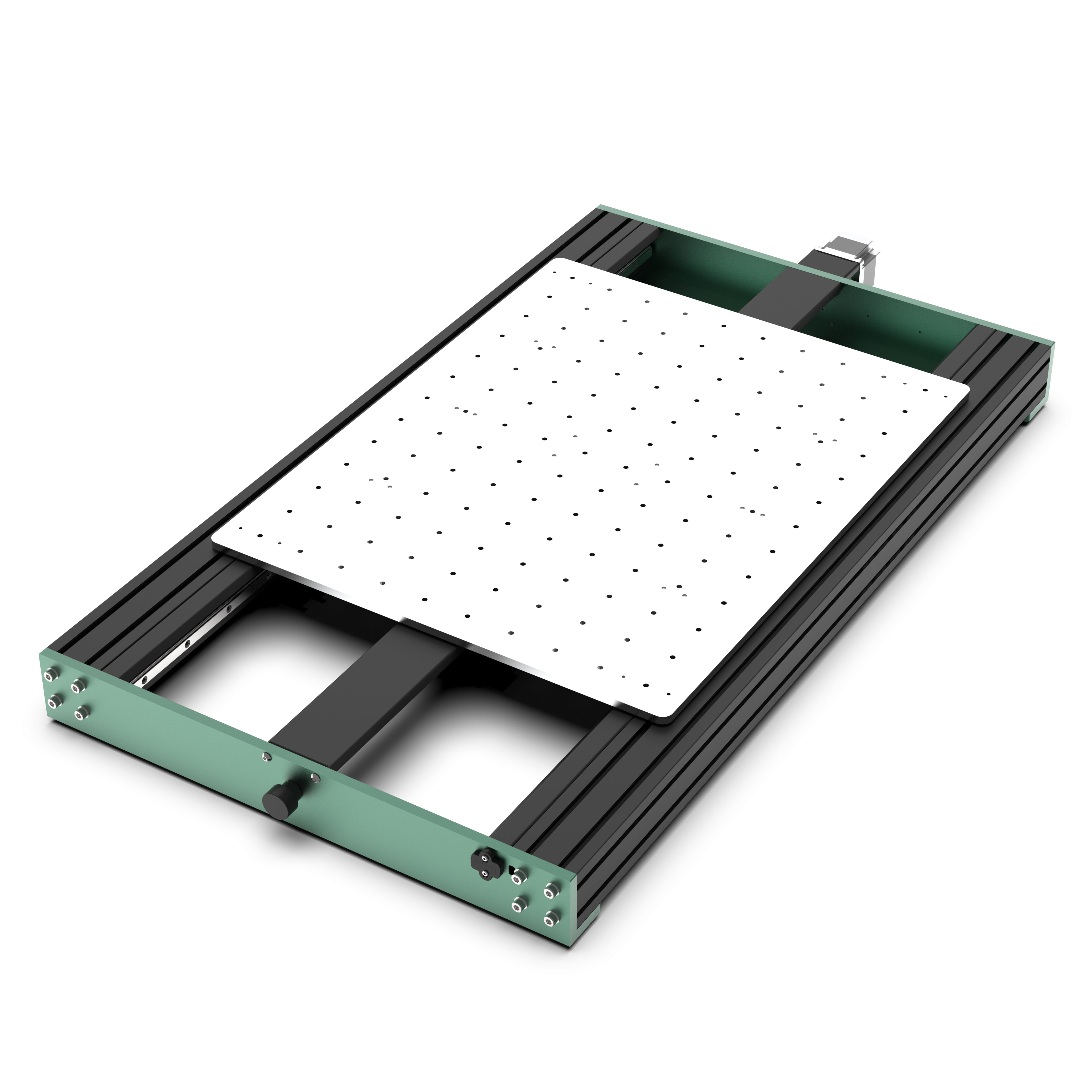 4060 Table All-Metal Y-axis Extension Base Kit with Dual Linear Guides& 1204 Ball Screw, 400 * 600mm Working Area and 600mm Travel