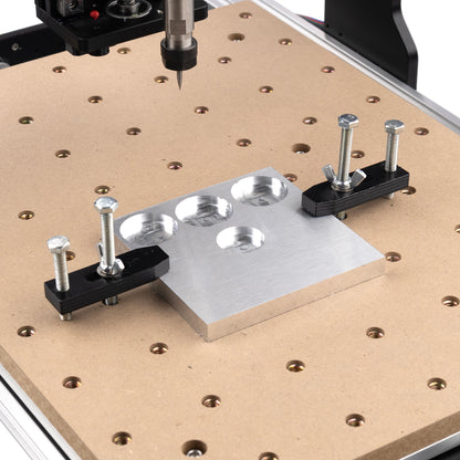 AnoleX CNC Router Machine 3030-Evo Max + 1204 Ball Screw Upgrade Kit+ Nema17 Closed Loop Motor Kit +MDF Spoilboard