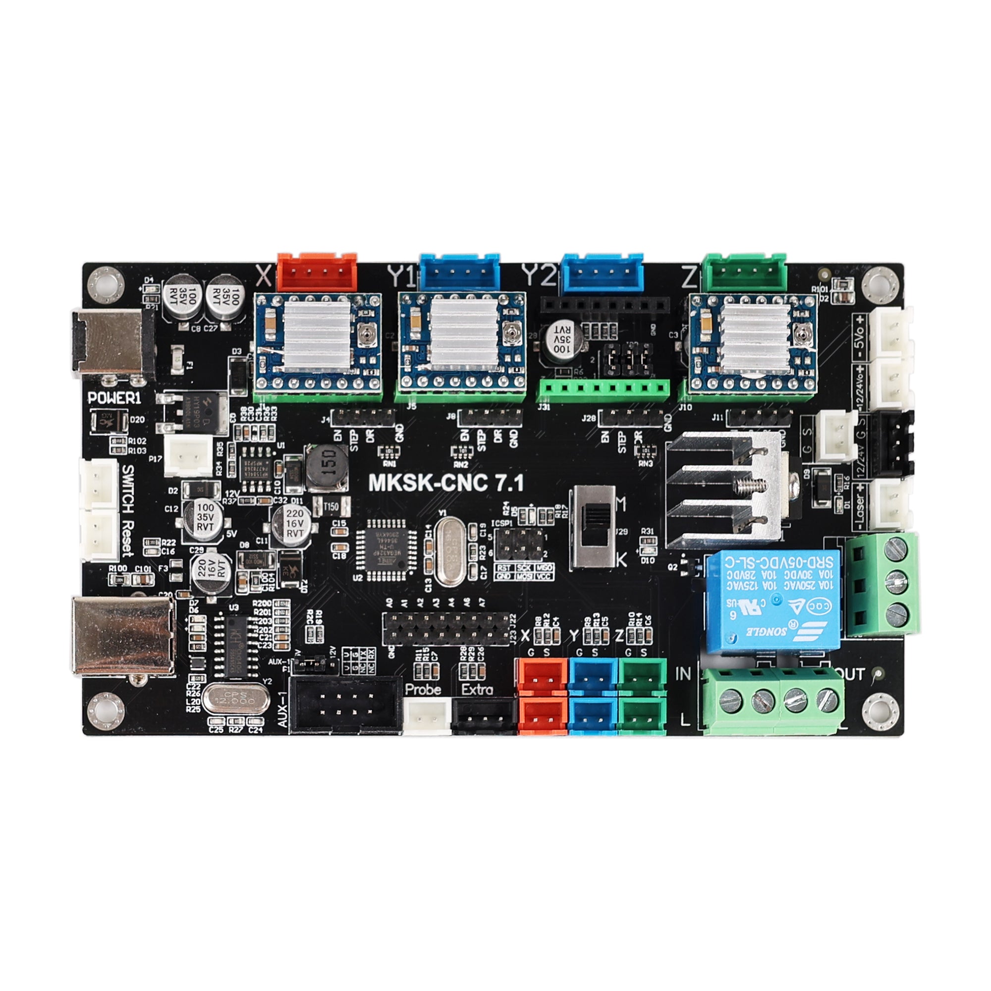 Ox Router Control Board CNC Router Machine Control Board 3 Axis GRBL 1.1h USB Port for 3020-Ev ...