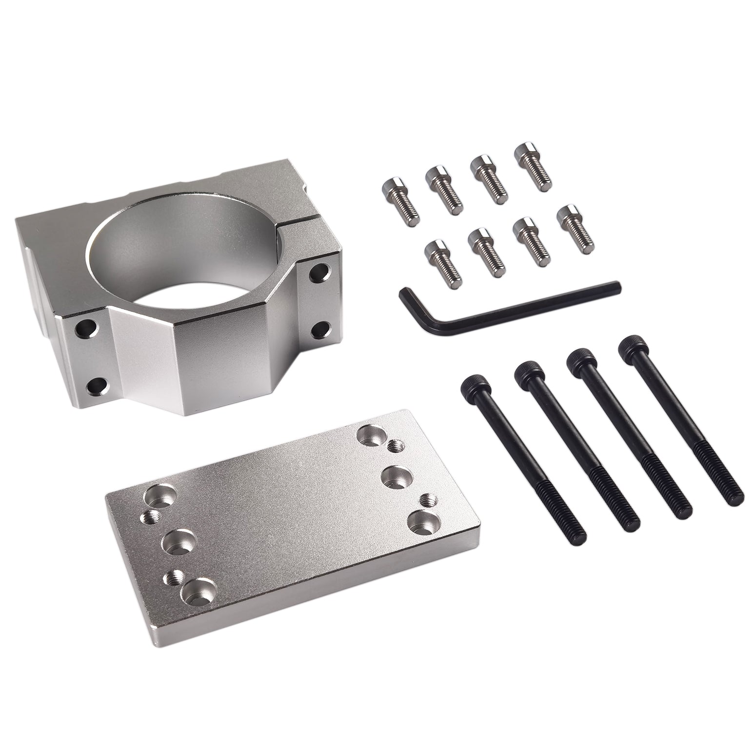 65mm Diameter Aluminum CNC Spindle Holder Mount for AnoleX CNC Router Machine 3020-Evo/3030-Evo Pro/4030-Evo Ultra